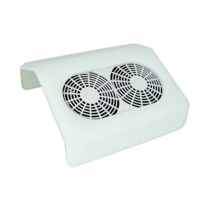 Настольный пылесос для маникюра Nail Dust Collector Double Strong Fans белый